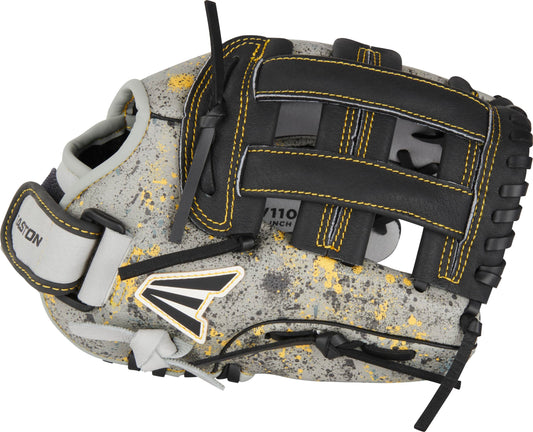 Easton | HAVOC Baseball Glove | Left Hand Throw | 11" - Pro H-Web | Grey/Black/Yellow